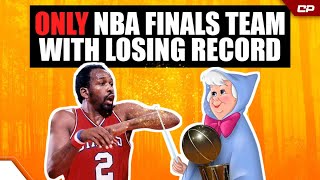 ONLY NBA Finals Team With LOSING RECORD | Clutch #Shorts