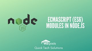 ES6 Module in Nodejs | ECMA Script Modules | Node.js Tutorial Series