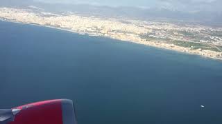 Sehr frühes durchstarten vor Palma - PMI 2005 - Go Around A320 Air Berlin