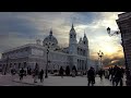 Madrid [4K] Cathedral bells calling for Sunday Mass 🔔 La Almudena Cathedral 🔔 SPAIN | Madrid walk