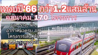 เจาะงบคมนาคมปี'66 เทกระจาดกว่า1.24แสนล้านเร่งสุดๆ สานงานต่อก่องานใหม่!!