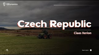 FJD in Czech Republic | Claas Xerion with FJD Autosteering Kit