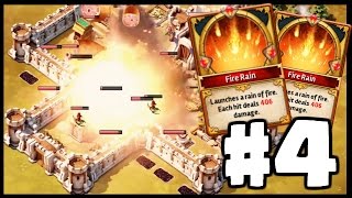 FIRE RAIN DESTROYS A BASE! - Epic Cards! - SiegeFall Gameplay Part 4