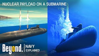 How many missiles does a nuclear submarine carry?