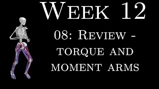 K305 Week 12 - 08 - Review: muscle moment arms and torque