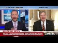 full kennedy all pelosi said was the ‘impeachment investigation continues’ mtp daily msnbc