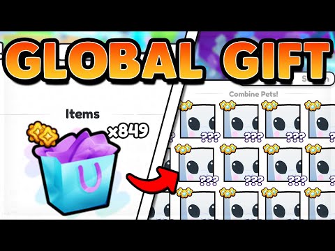 I SPENT *MAX* GEMS On GLOBAL GIFTS And HATCHED THIS In PET SIMULATOR 99!