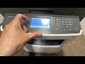 quick demo great lexmark mx517de laser printer copy color scan 14k pages %75 toner u0026drum