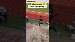 इस लड़के ने 27 feet jump लगा के सबको हेरान कर दिया !#shorts #shortsfeed #viralvideo #trackandfield