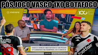 PÓS JOGO VASCO 1X0 BOTAFOGO/ COM GOL DE VEGETTI, VASCO BATE O BOTAFOGO E AVANÇA PARA AS SEMIFINAIS