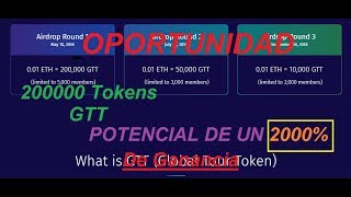 Airdrop Gana 200000 Tokens Con Un Potencial De 2000%