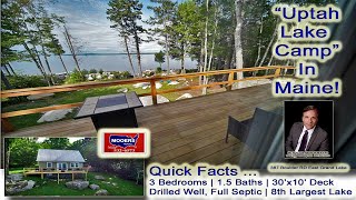 Lake Place Camp In Maine | East Grand Lake | Maine Real Estate | MOOERS REALTY