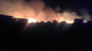 Lephalale Marapong bushveld in blazing fire