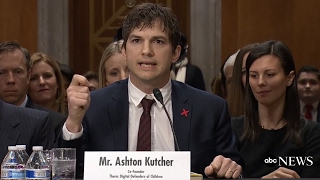 Ashton Kutcher Speech on Human Trafficking Before Congress  | ABC News