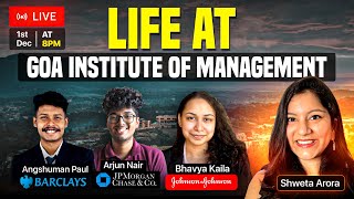 MBA in Goa? 😍 Reality of MBA at Goa Institute of Management ft. GIM Students