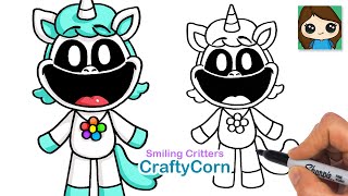 How to Draw CraftyCorn | Smiling Critters Unicorn
