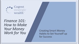 Finance 101 How to Make Your Money Work for You