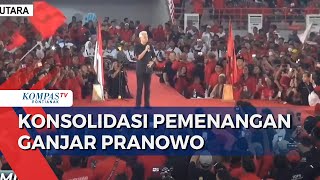 Bakal Capres PDIP Ganjar Pranowo Hadiri Konsolidasi Pemenangan Pilpres di Sumatera Utara