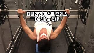 [운동백과 다니엘] 디클라인 체스트 프레스 Decline Chest Press