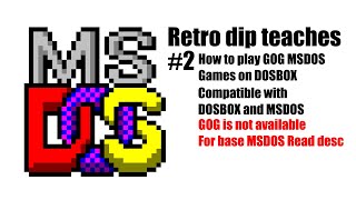 How to play games in MSDOS / DOSBOX. Basic tutorial.