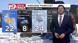 Temperatures becoming much more seasonable with snow on Sunday likely