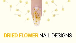 DRIED FLOWER NAIL DESIGNS 6