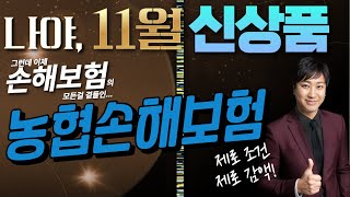 11월 NH농협손해보험 신상품이슈!! (1-6인실최고한도.가성비쩌는보험료)