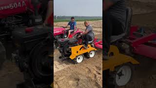 Four-wheel micro tiller, ride-on rotary tiller, plowing tiller, orchard greenhouse management rotar