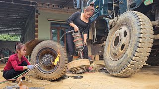 FULL VIDEO: continuously repairing and restoring the truck of the mechanic girl