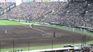 2013 4/14 阪神対横浜　炎の五回裏1　藤浪投手スクイズ・西岡選手タイムリーまで