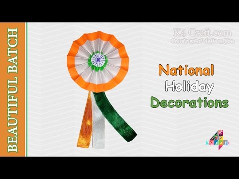 Diy Making Indian Tricolour Flag Badge For Kids At Home - Diy Flag Making Diy Making Indian Tricolour Flag Badge For Kids At Home - Diy Flag Making