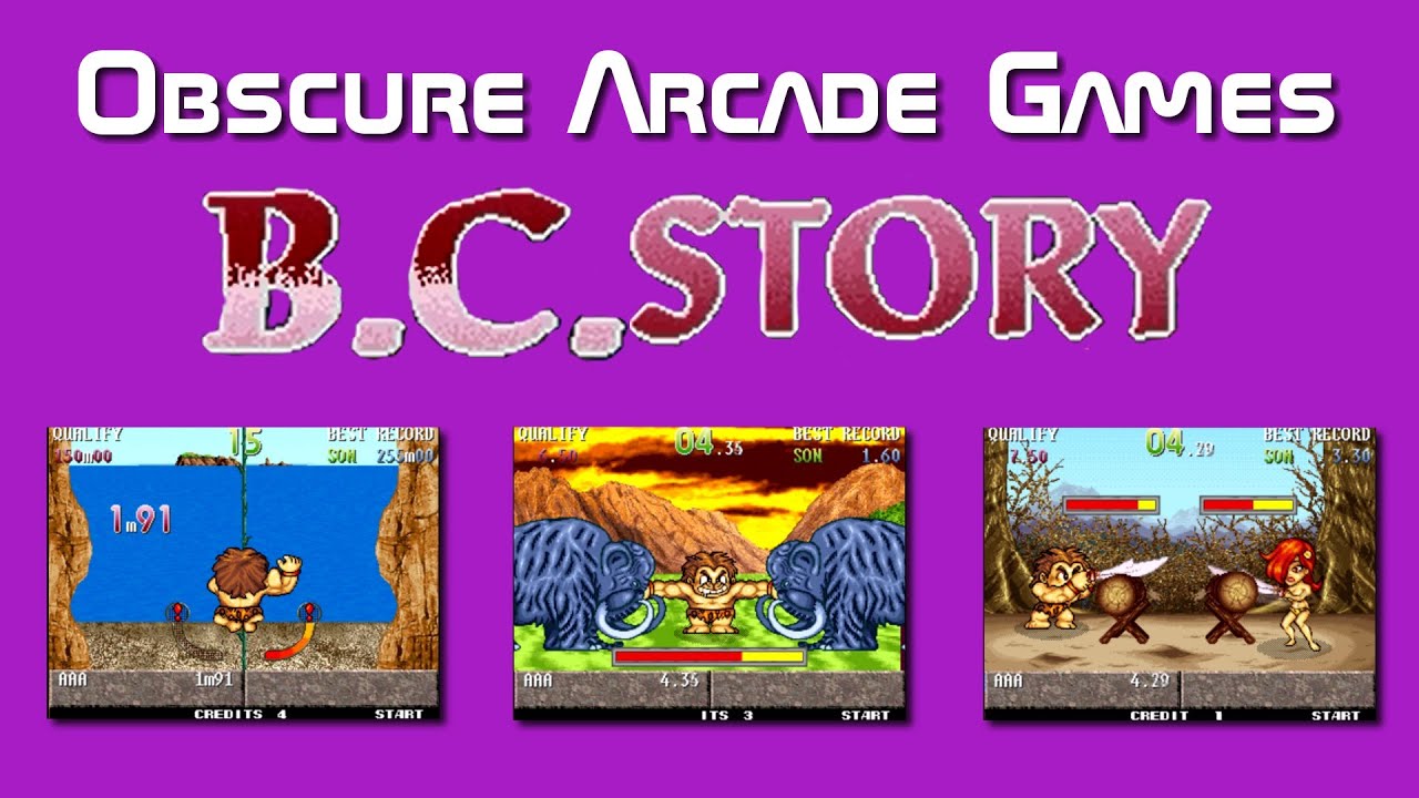 Obscure Arcade Games - B.C Story - YouTube