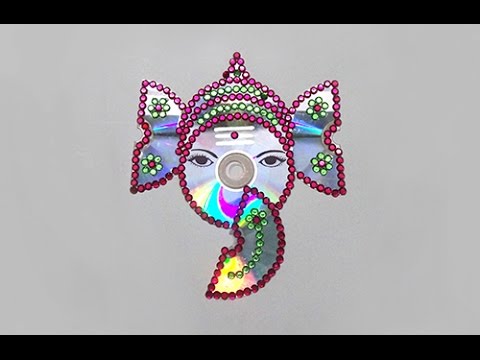 How to Make Lord Ganesh With Waste CD's - Step by Step Tutorials How to Make Lord Ganesh With Waste CD's - Step by Step Tutorials