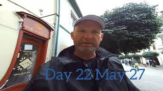 Bike tour 2019 Day 22 May 27 from Gyor to Wienna with no sound