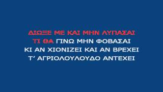 Το αγριολουλουδο-καραοκε