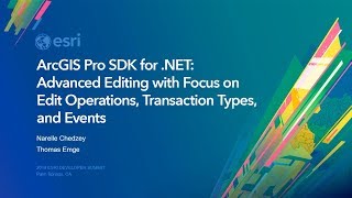 Advanced Editing with Focus on Edit Operations, Transaction Types, and Events