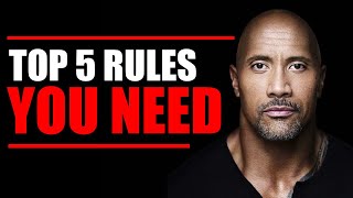 Top 5 Rules You Need | Dwayne Johnson Motivation 2021 (MotivationHub, Motiversity, mulliganBrothers)