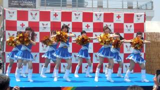 ①『金城学院Cheerlis』サマー献血キャンペーン2015 in名古屋港水族館・JETTY前広場 ”Kinjo Gakuin Cheerlis”Japan（名古屋市港区　27/08/08）