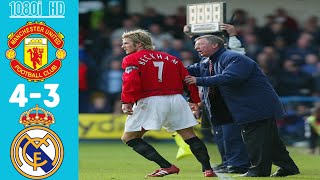 Man Utd [4-3] Real Madrid -2003 (HD) •Ronaldo hattrick. •Beckham masterclass.