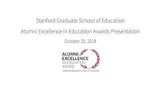 2019 Alumni Excellence in Education Award Ceremony