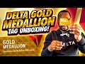 UNBOXING! Delta Gold Medallion Luggage Tags