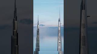 Jeddah Tower Vs Burj Khalifa - Saudi Arabia Jald Hi Dubai Se Tallest Building | #shorts #burjkhalifa