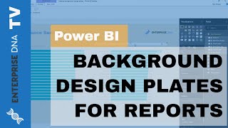 Create Background Design Plates For Your Power BI Reports