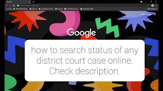 How to check next date of hearing of district court case online.