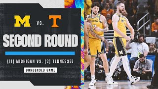Michigan vs. Tennessee - Second Round NCAA tournament extended highlights