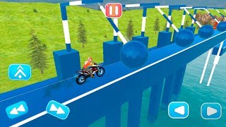 Tricky Ramp Bike Stunt Racing Game - Gameplay Android game - motorcycle racing game
