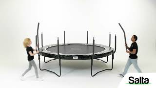 Salta First Class | Assembly video | Round trampoline