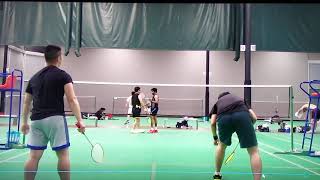 Alan Mak at Arena Badminton Club Pomona California Badminton games