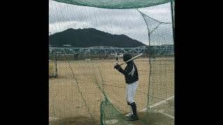 広島城南ボーイズ【左の大砲】森藤　大登　選手（中学2年）　バッティング練習　2020年1月撮影