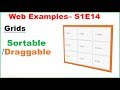 Web Development S1E14 : Grids - Sortable/Draggable